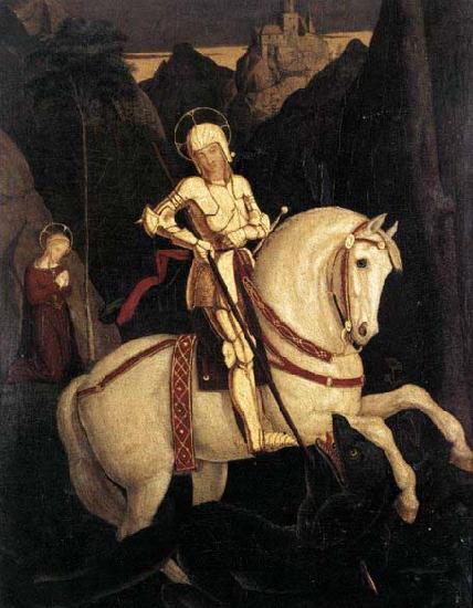 Franz Pforr St George and the Dragon oil painting image
